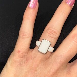 White silicone ring